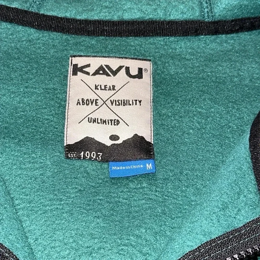 NWT Kavu Women’s Sopa Lana Everglades Medium Green Pullover Kangaroo Pockets $85 - Picture 7 of 11